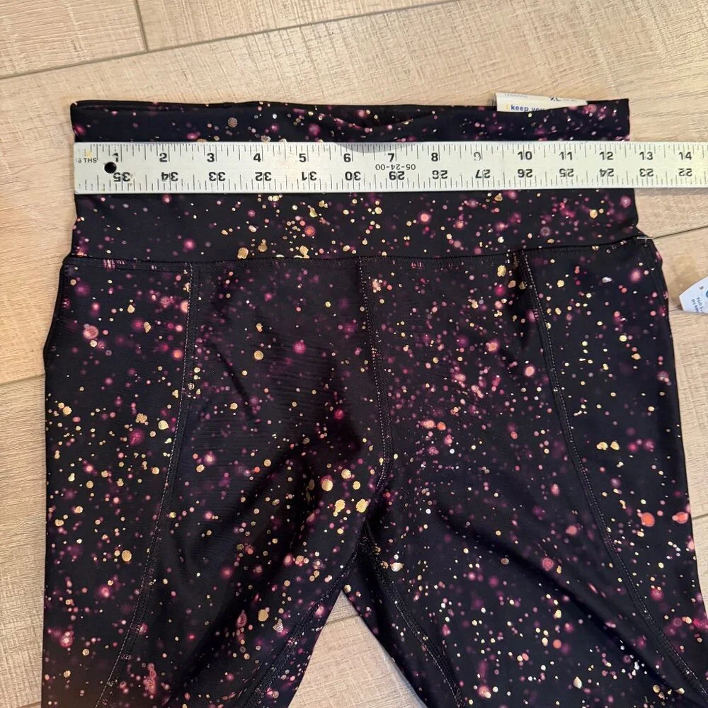 OLD NAVY GIRLS XL 14-16 HIGH RISE GO DRY LEGGINGS NEW